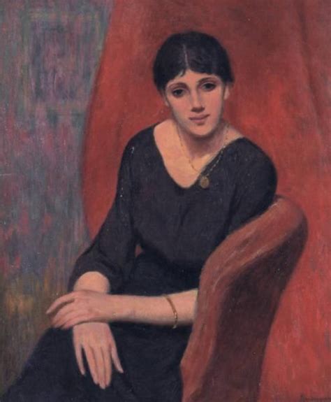 Federico Zandomeneghi It 1841 1917 Donna In Nero Su Fondo Rosso