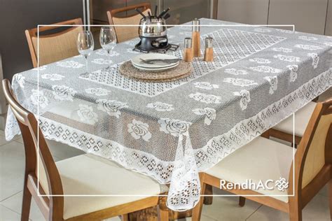 Toalha De Mesa Lugares Retangular Branca Mercadolivre