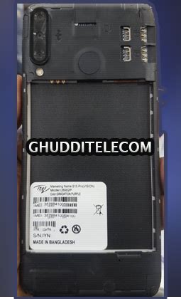 Itel S15 Pro Flash File Care Firmware Hang Logo Fix GHUDDI TELECOM