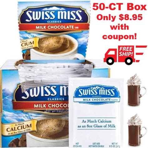 CT Box Of Swiss Miss Hot Cocoa Packets Only Free Shipping Swiss Miss Hot Cocoa