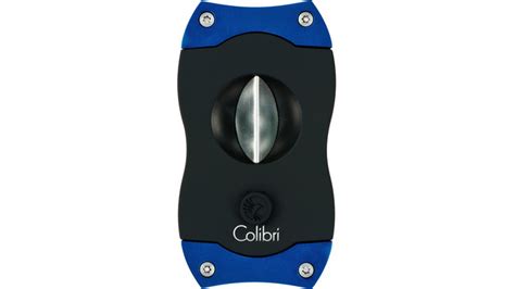 Colibri V Cut 雪茄剪 Colibri V Cut Kerbschnitt schwarz blau 23 mm 593473