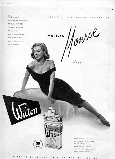 Marilyn In An Advertisement For The Asphalt Jungle And Wilton