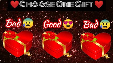 Bad Vs Good Vs Bad Choose One Red Box Choose One Gift Elige Tu