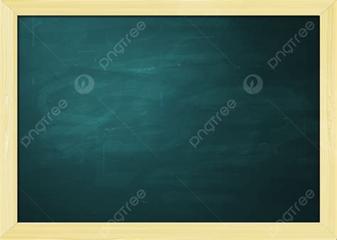 School Education Blackboard Background With Wooden Frame Desktop