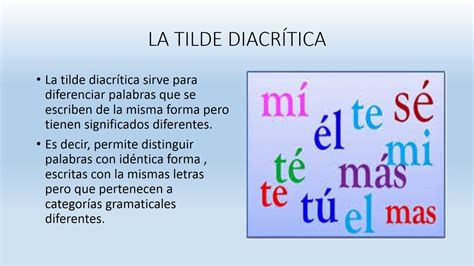 LA TILDE DIACRÍTICA YouTube