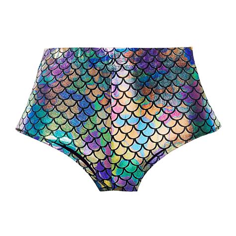 Shorts Hot Pant Sereia Iridescente Unidade Cromus Rizzo Rizzo Embalagens