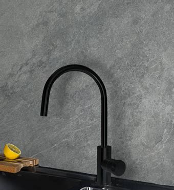 Stainless Steel Hot And Cold Water Faucet Black Aquatek