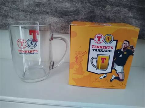 New Tennents Lager Scotland Euro 2024 Limited Edition Stein Glass