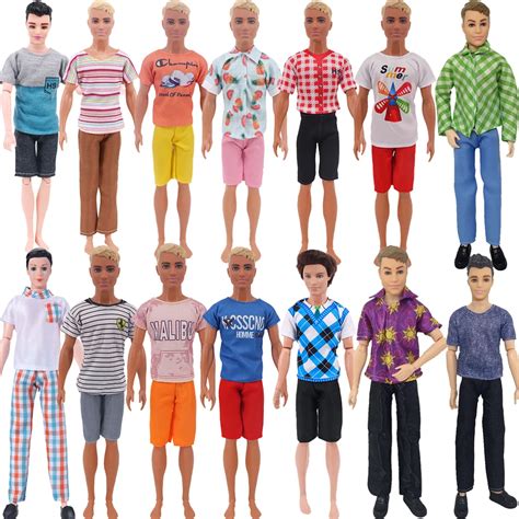 Ken Doll Clothes Doll Daily Wear Casual Suit Sweatshirt Pants Suit Man