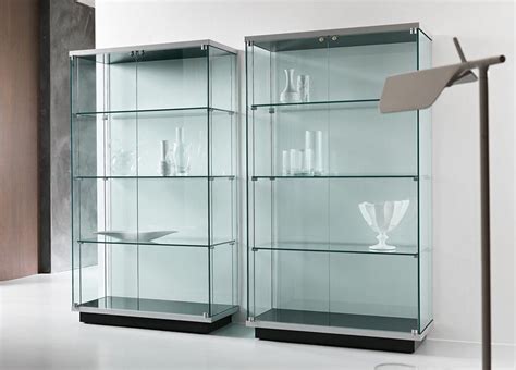 Ikea Glass Wall Shelves Glassshelveswithwiresupports Glassshelvesunit Glass Curio Cabinets