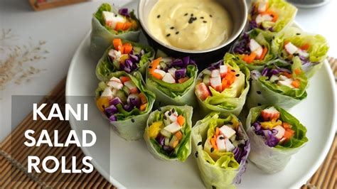 Kani Salad Rolls YouTube