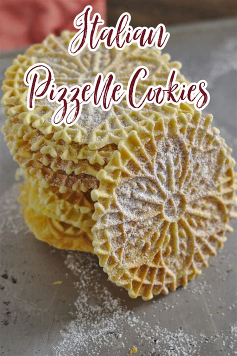 Pizzelle cookies – Artofit