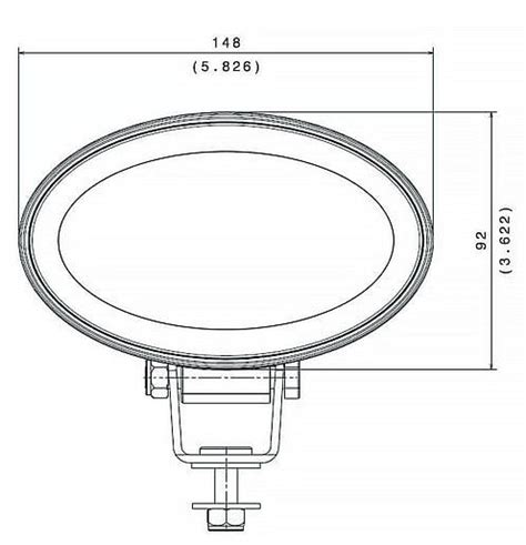 Abl Ohd 3000 Oval Led Heavy Duty Work Light Aps