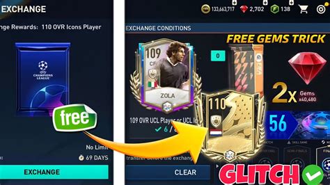 110 OVR ICON EXCHANGE FREE ULTIMATE GEMS FIFA MOBILE 23 CHALLENGE