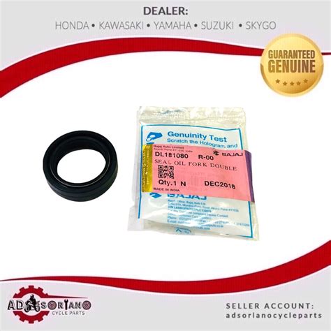 KAWASAKI WIND 125 BARAKO CT100 NEGRO FORK OIL SEAL DL181080 Shopee