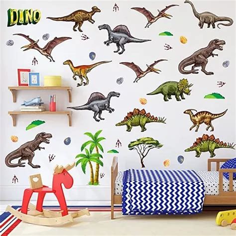 Calcoman As De Pared De Dinosaurios Que Brillan En La En Venta En