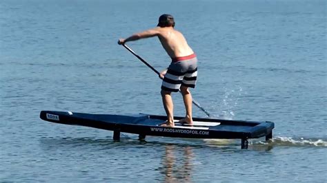 Voici La Vid O D Un Stand Up Paddle Foil Pas Comme Les Autres Provenant