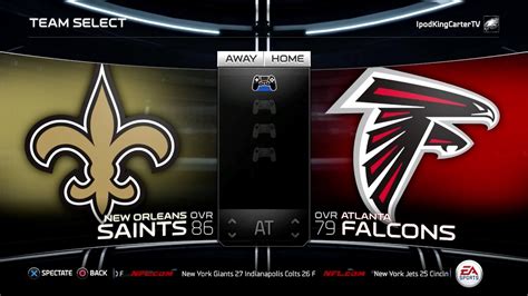 MADDEN NFL 15 PS4 Full Gameplay Saints Vs Falcons Week 1 NFL Regular