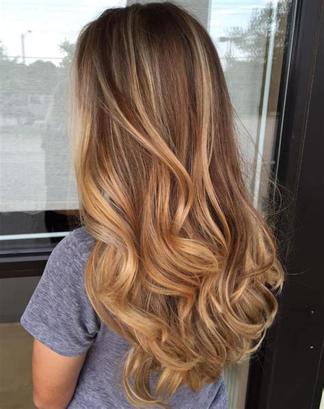 Honey Blonde Balayage Hair Hair Color Auburn Honey Hair Balayage