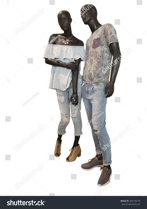 Two Mannequins Male Female Dressed Casual库存照片464199179 Shutterstock