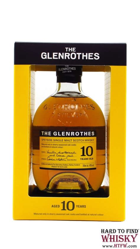 Glenrothes Speyside Single Malt 10 Year Old Whisky