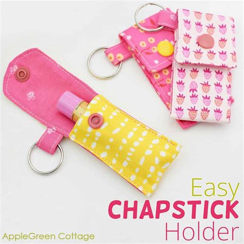 Diy Chapstick Holder - Free Pattern - AppleGreen Cottage