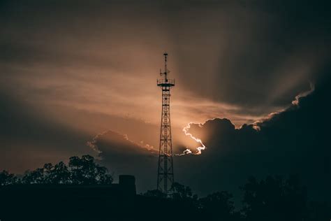 Aerial Photo Of City Buildings With Sunset View · Free Stock Photo