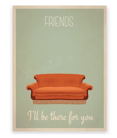 Póster de Friends personalizado con frase - Papermint