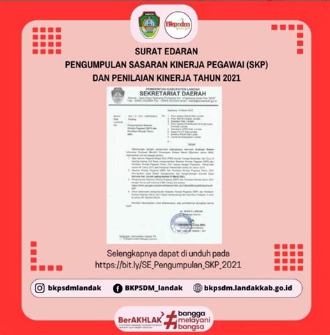 SURAT EDARAN PENGUMPULAN SASARAN KINERJA PEGAWAI SKP DAN PENILAIAN