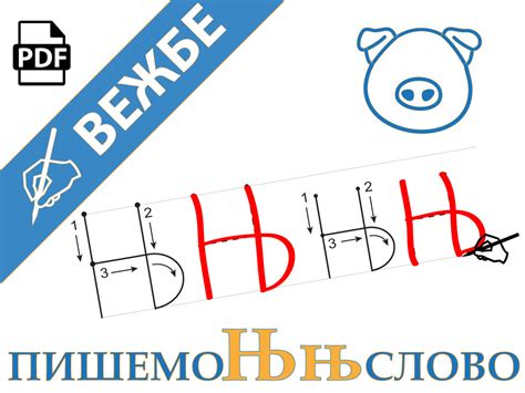 Вежбе за развој графомоторике - Пишемо слово Њ - Viva Verbum