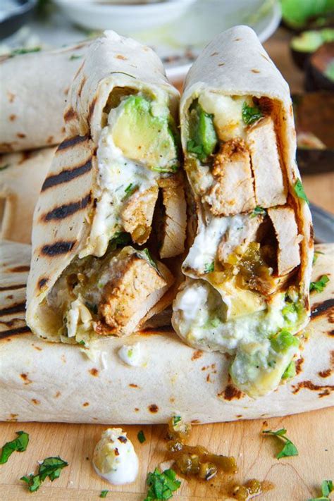 Chicken And Avocado Ranch Burritos Artofit