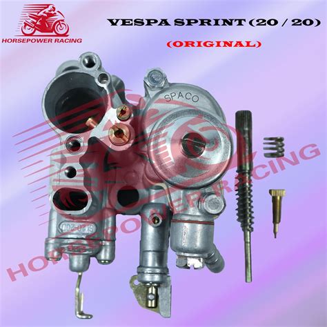 Vespa Sprint Original Spaco Carburetor Size Shopee Malaysia