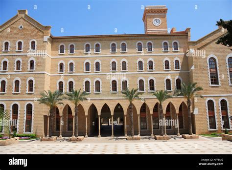 Campus of The American University of Beirut AUB Lebanon Stock Photo - Alamy