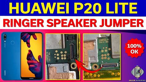 Huawei P20 Lite Ringer Speaker Jumper Solution ANJUMREPAIRING YouTube