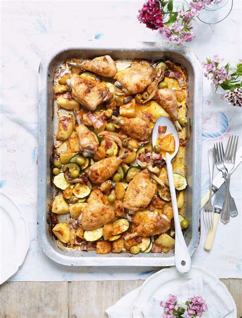 Mediterranean All In One Chicken Recipe Mary Berry Cooks Chicken