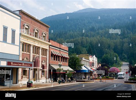 Downtown Revelstoke Bc Canada Stock Photo 25708719 Alamy
