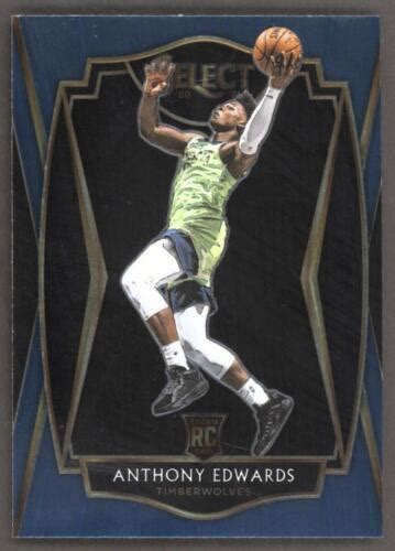 2020 21 Select Blue Retail 169 Anthony Edwards RC Rookie PREMIER LEVEL