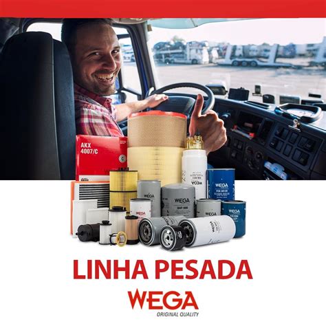 Linha pesada é Wega Temos um catálogo completo todos os modelos