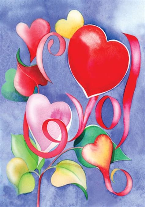 Love Valentine Garden Flag In 2024 Valentine Art Projects Valentines Art Happy Valentines