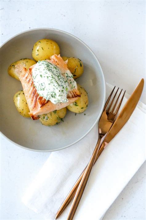 Recept Gebakken Gerookte Zalm Met Kruidenroom Njam