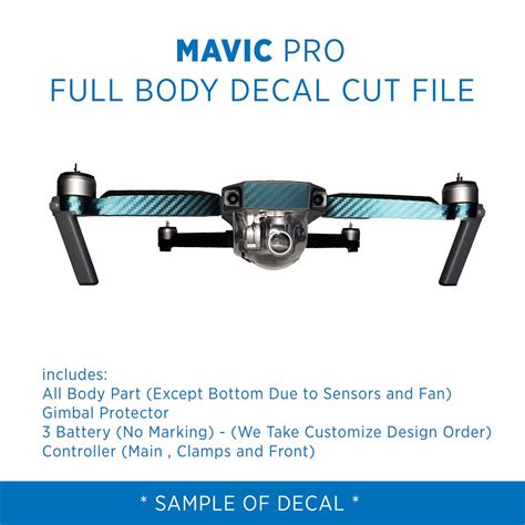 Dji Mavic Pro Skin Decal Vector Etsy