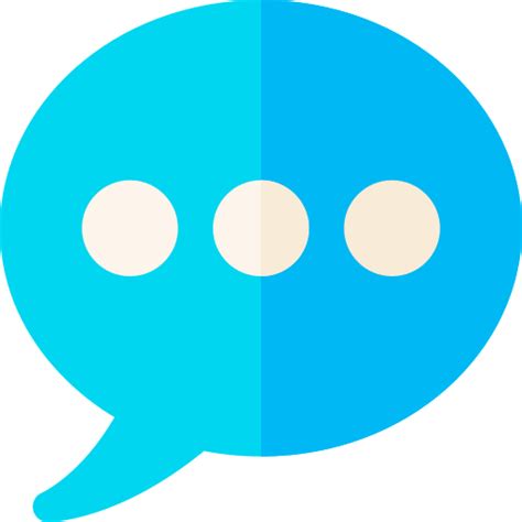 Speech Bubble Basic Rounded Flat Icon