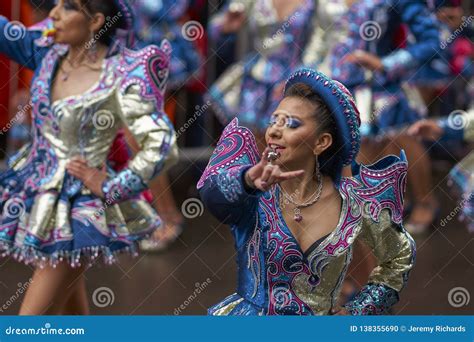 Caporales Dancers At The Oruro Carnival Bolivia Editorial Image