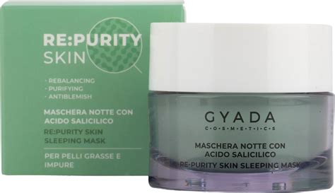 Gyada Cosmetics Re Purity Skin Sleeping Mask 50 Ml Ecco Verde Online