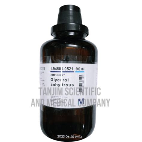 Glycerol Anhydrous For Analysis Emplura Tanjim Scientific And