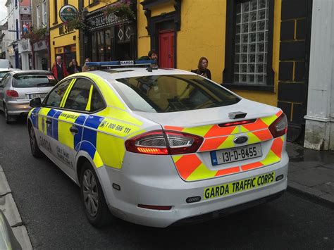 Irish Police Force An Garda Siochana Police Car Ennis Ireland