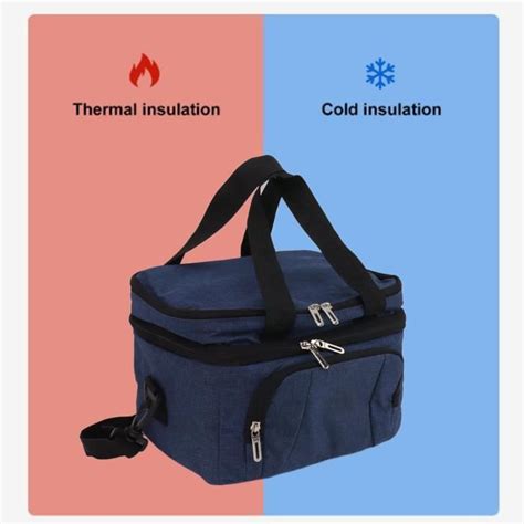 Sal Glaci Re Isol E Sac Isotherme Pliable En Tissu Oxford Peva Tanche