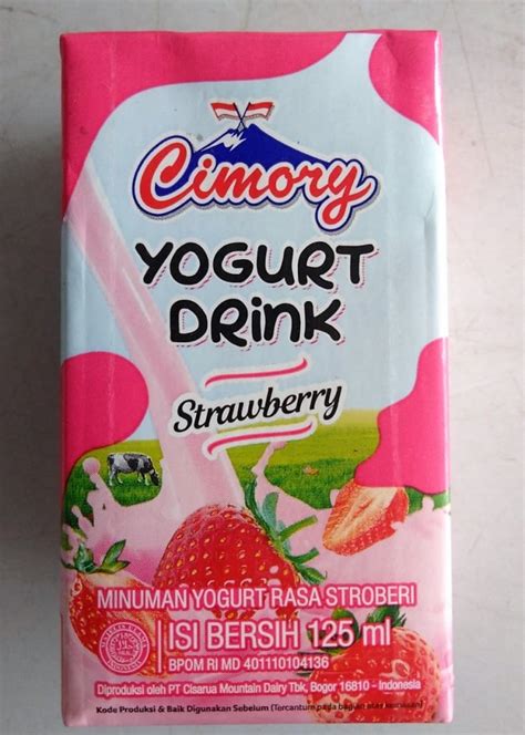 Frozzie Frozen Food Cimory UHT YD Strawberry 125ml