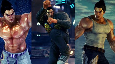 Tekken 7 Kazuya Unlockable Costumes Showcase - YouTube