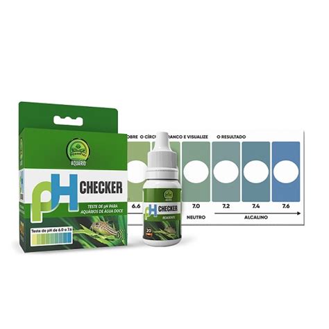 PH Checker Teste de PH para aquários de água doce Powerfert Shopee